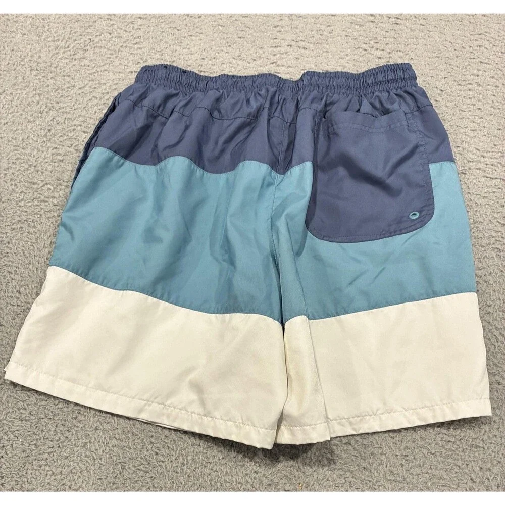 Nike Shorts Mens XL Multicolor Colorblock Swim Trunks Mesh Lined CJ4486-491